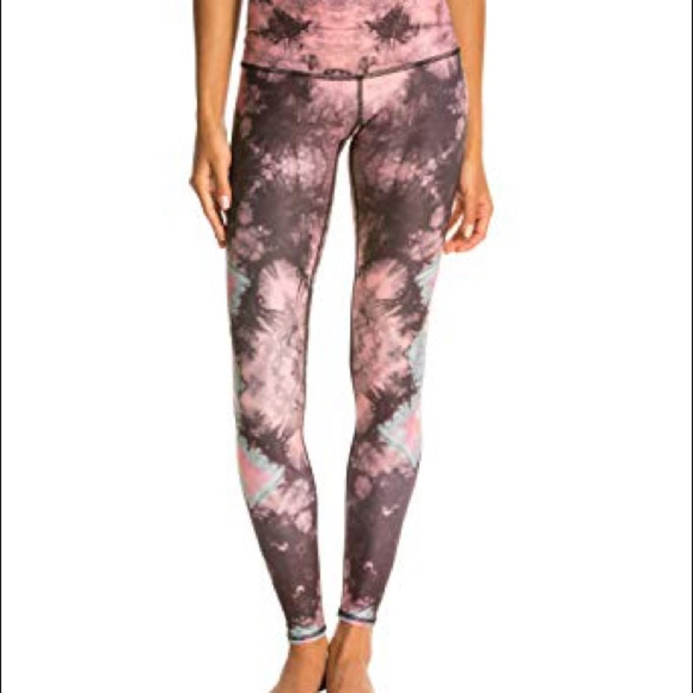 Teeki Eagle Feather Pink yoga Legging - XS